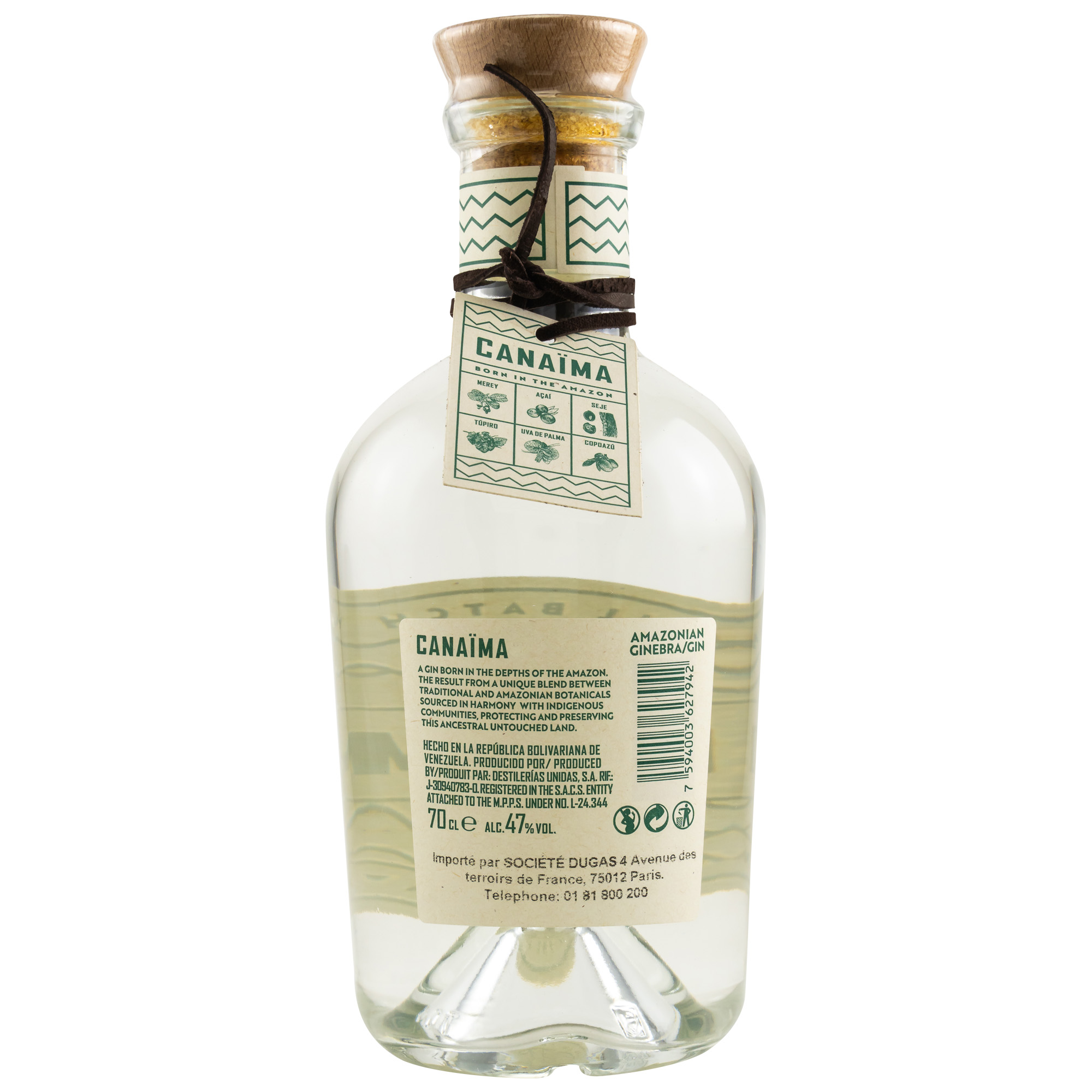 Canaima Amazonas Gin 0,7l 47%vol.