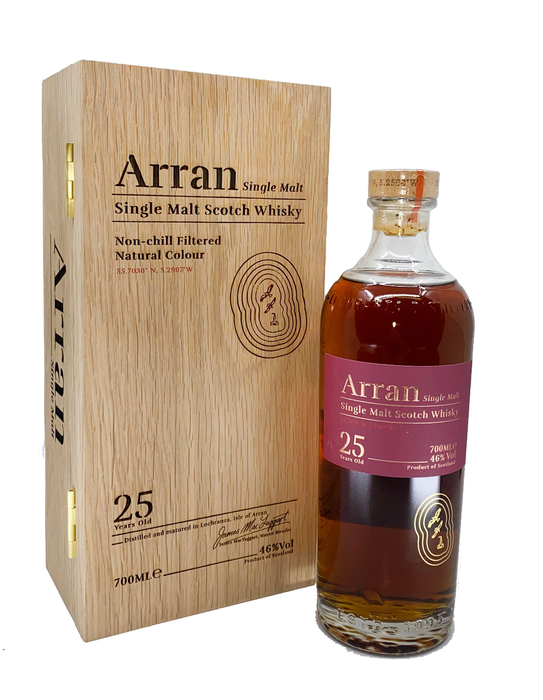 Arran - 25 Years Old Limited Edition - Single Malt Scotch Whisky - 0,7l 46% vol. Alk.