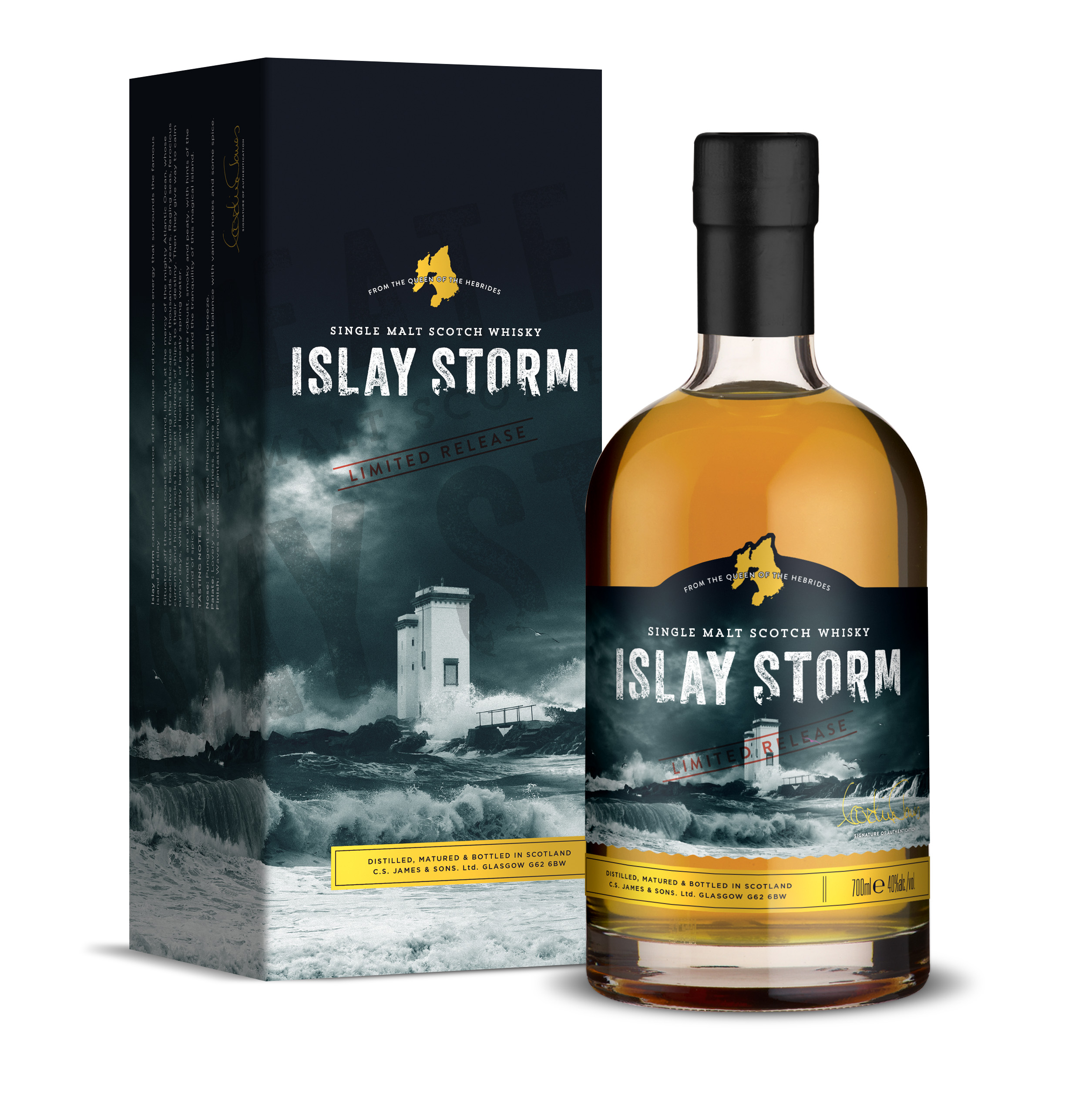 Islay Storm - Limited Release - Single Malt Scotch Whisky 0,7l 40%vol.