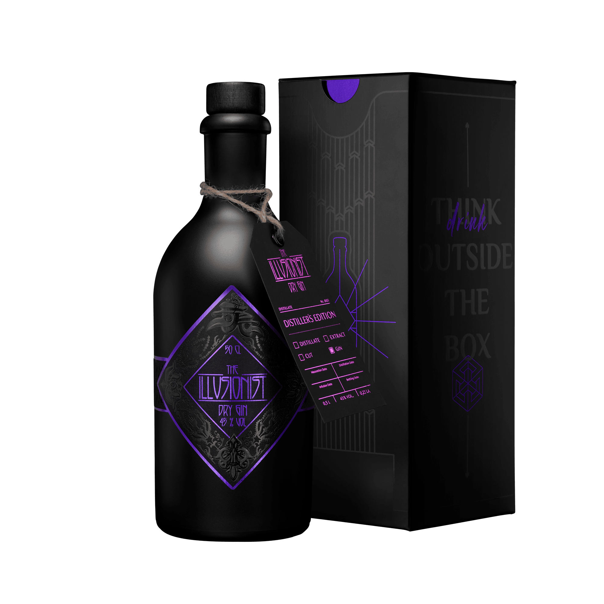 The Illusionist Dry Gin – Distiller's Edition 2023 - 500ml 45%vol.