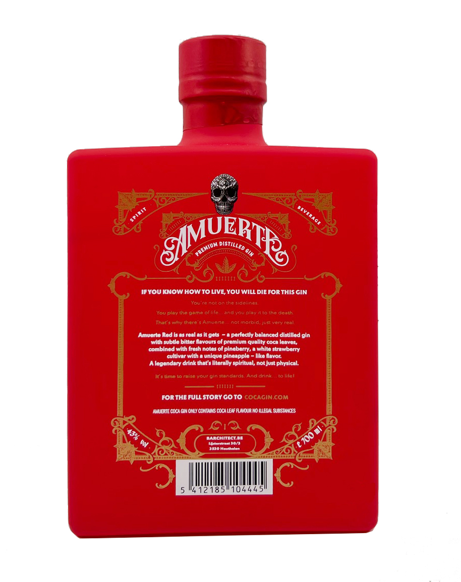 amuertered2 Amuerte Coca Leaf Gin Red Edition 700ml 43%vol.