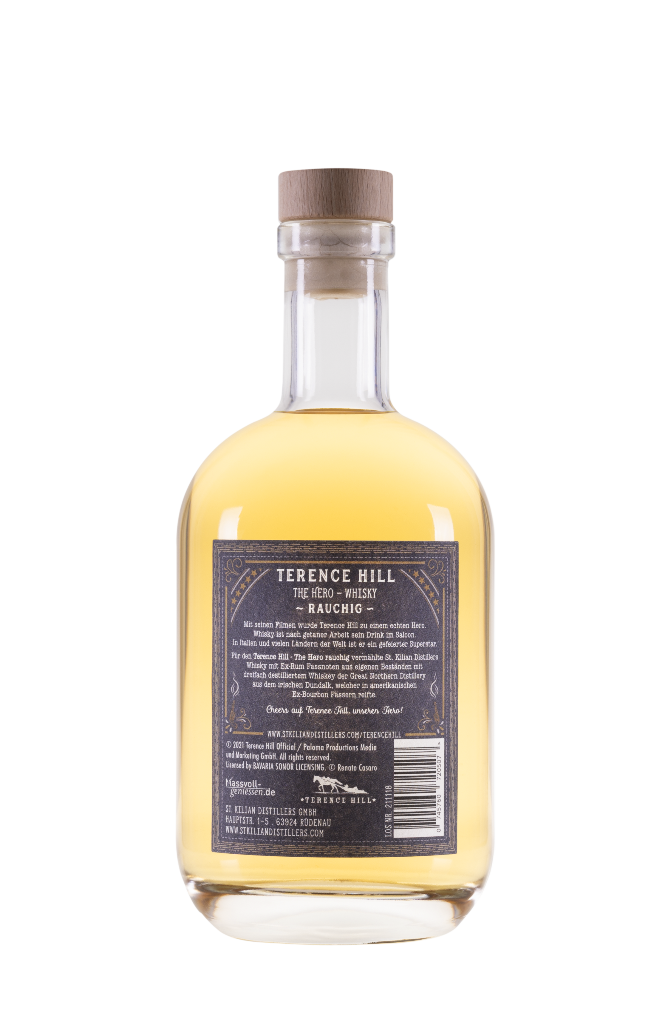 Terence Hill - The Hero - RAUCHIG Whisky - 0,7l 49%vol.