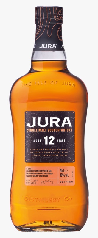 Jura - Single Malt Scotch Whisky - Aged 12 Years 0,7l 40%vol.