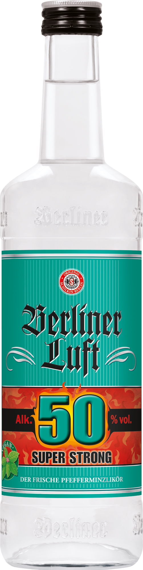 Berliner Luft - SUPER STRONG - Pfefferminzlikör 0,7l 50%vol.