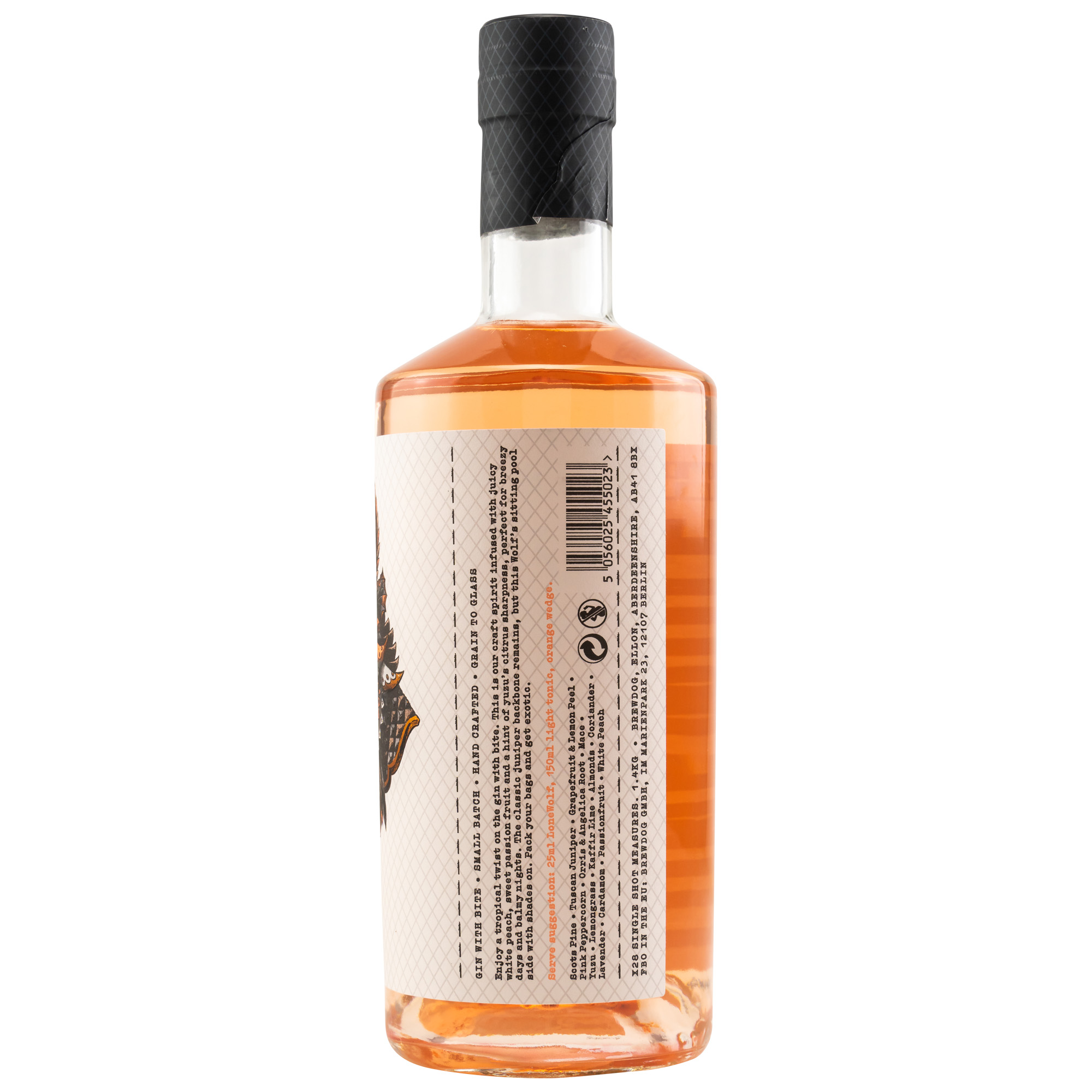 18071_30 LoneWolf - White Peach & Passion Fruit Gin - BrewDog 0,7l 40%vol.