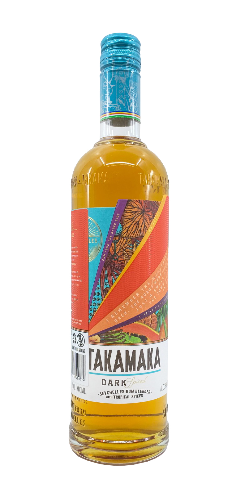 Takamaka Dark Spiced Rum 0,7l 38%vol.