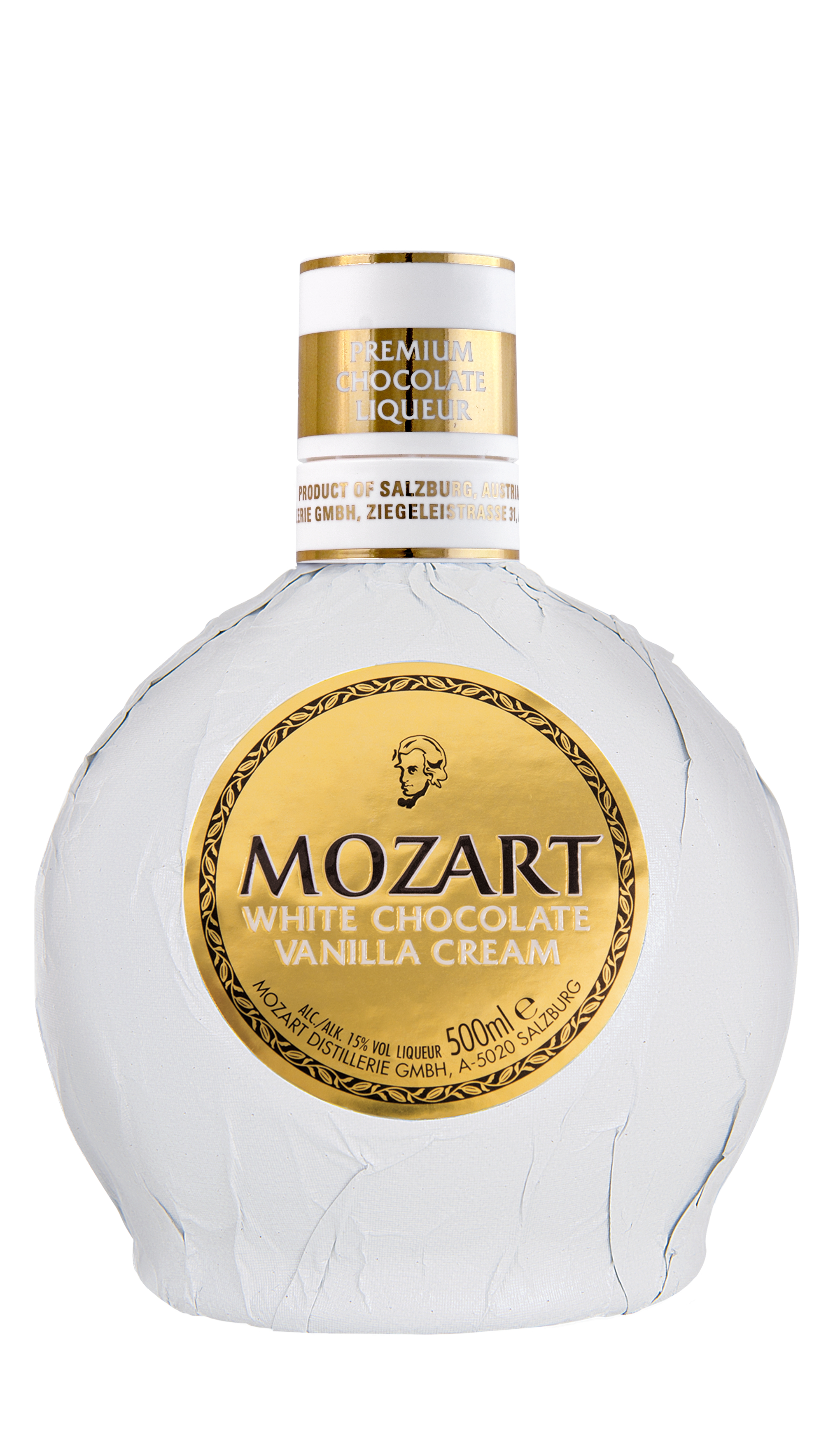 Mozart WHITE Chocolate Vanilla Cream 0,5l 15%vol.