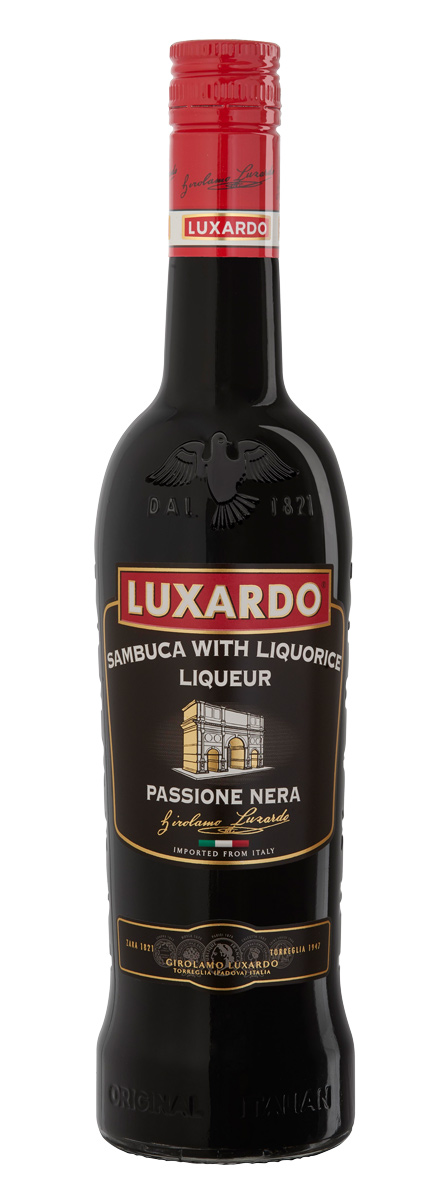 Luxardo Sambuca Passione Nera Likör 0,7l 38%vol.