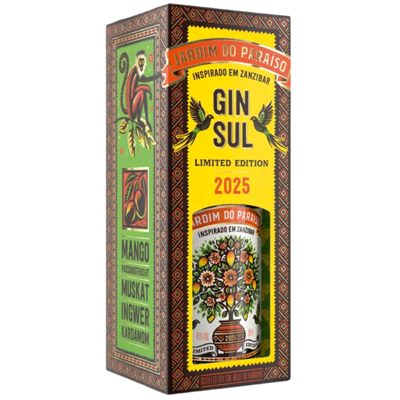  Gin Sul - Sonderedition 2025 -Jardim do Paraiso Zanzibar - 0,5l 45%vol.