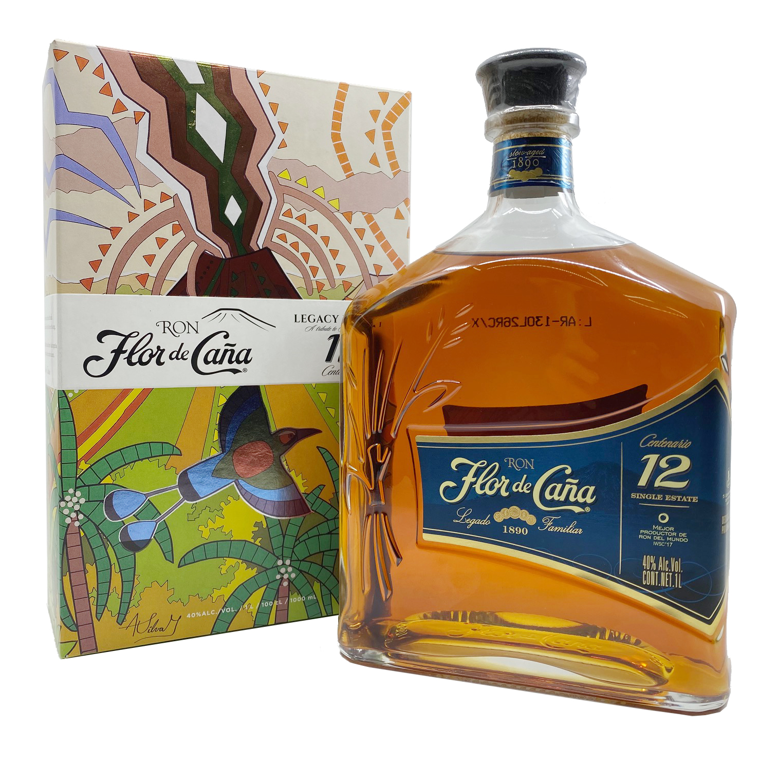 Flor de Cana - Legacy Edition I 12 Jahre - mit Geschenkverpackung 1,0l 40%vol.