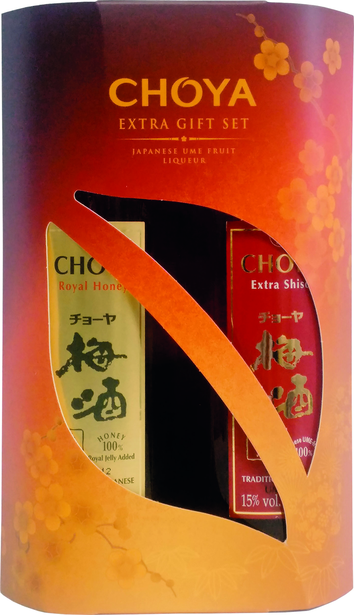 Choya - Extra Gift Set (Choya Royal Honey & Choya Extra Shiso) 2x350ml 15%vol.