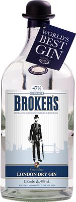 Broker´s Dry Gin 1,75l 47%vol.