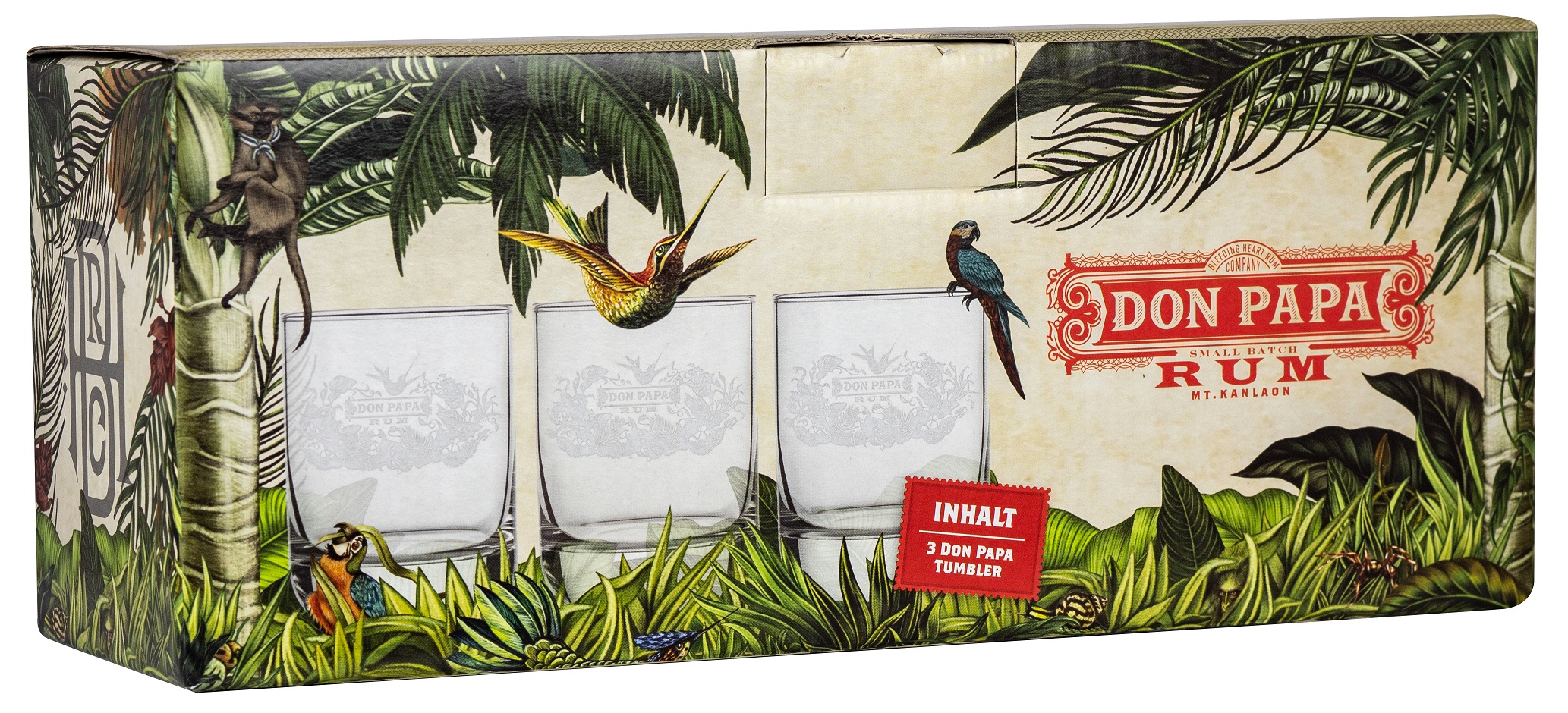 Don Papa - Gläser 3er Set