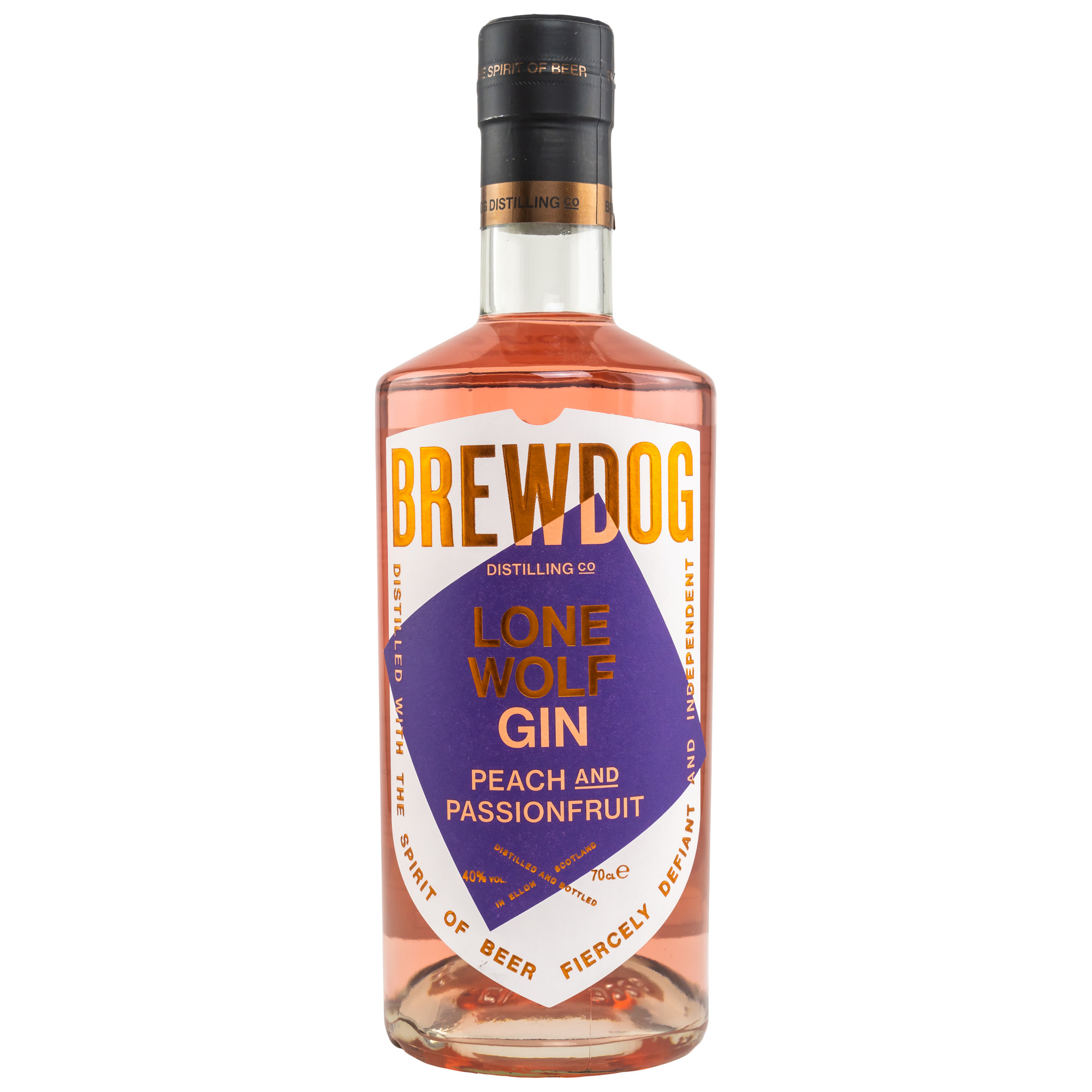 LoneWolf - White Peach & Passion Fruit Gin - BrewDog 0,7l 40%vol.