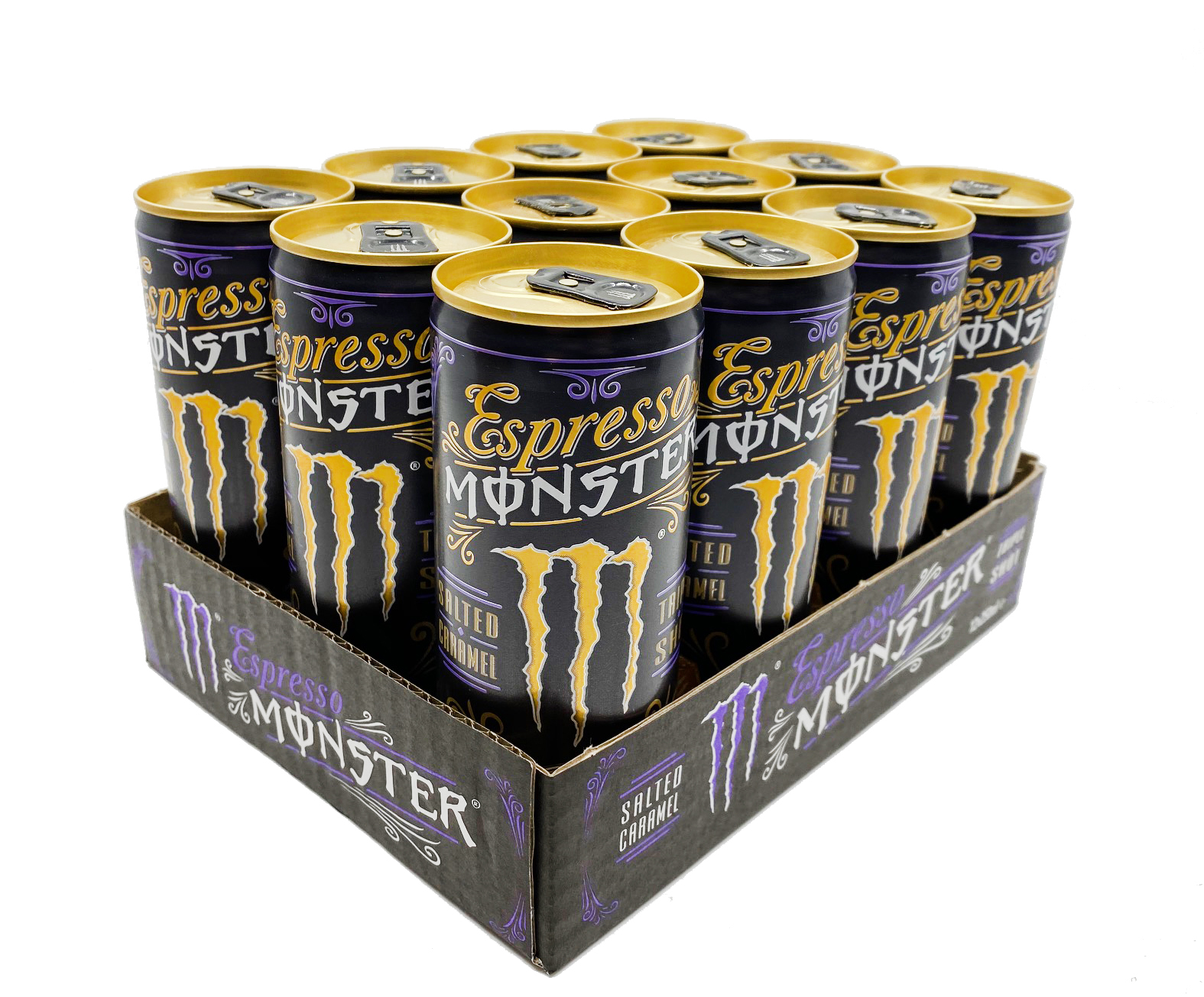 Monster Espresso Megapack - Vanilla, Milk, Salted Caramel (3x12x250ml) *VERSANDKOSTENFREI*