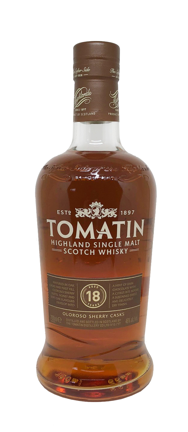 Tomatin Distillery Highland Single Malt Scotch Whisky 18 Years 46%vol. 0,7l