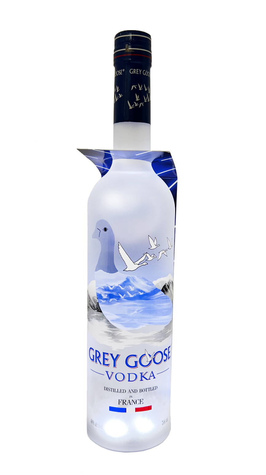 Grey Goose Vodka - mit Lightpad - 0,7l 40%vol