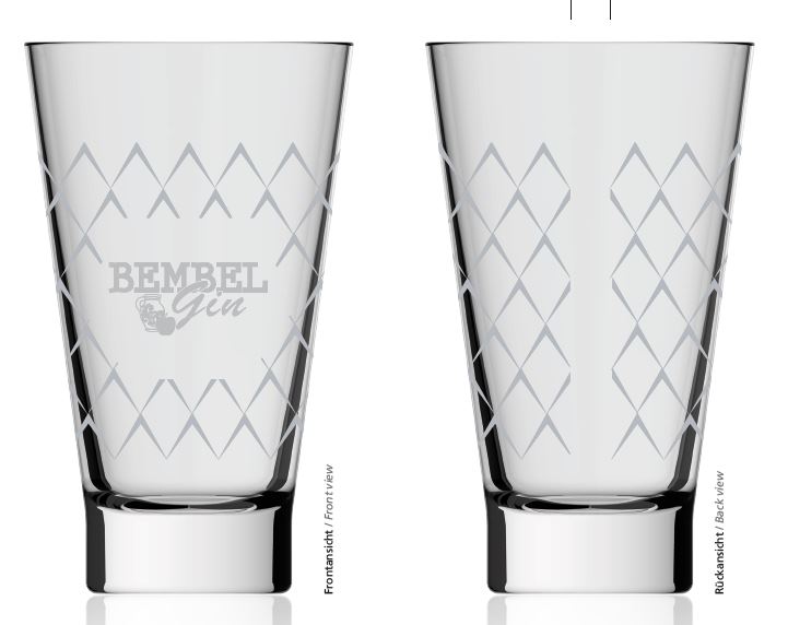 Bembel Gin Glas - Gin & Tonic Merchandising Glas