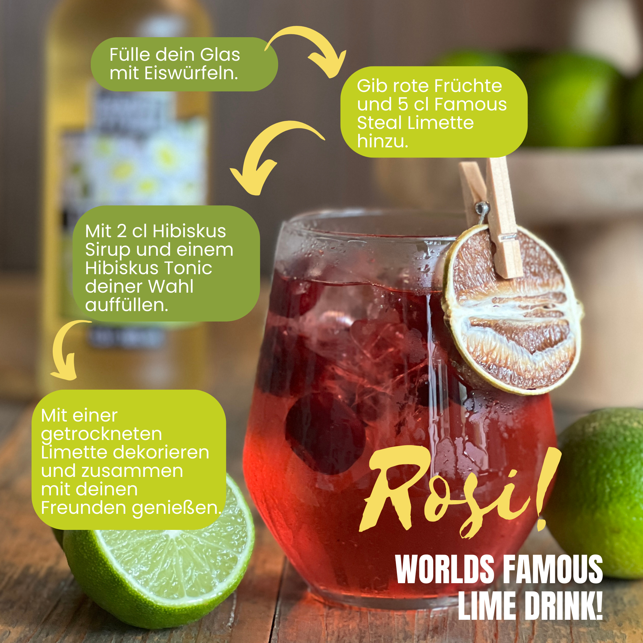 The Famous Steal - Limettenlikör 0,7l 18%vol.