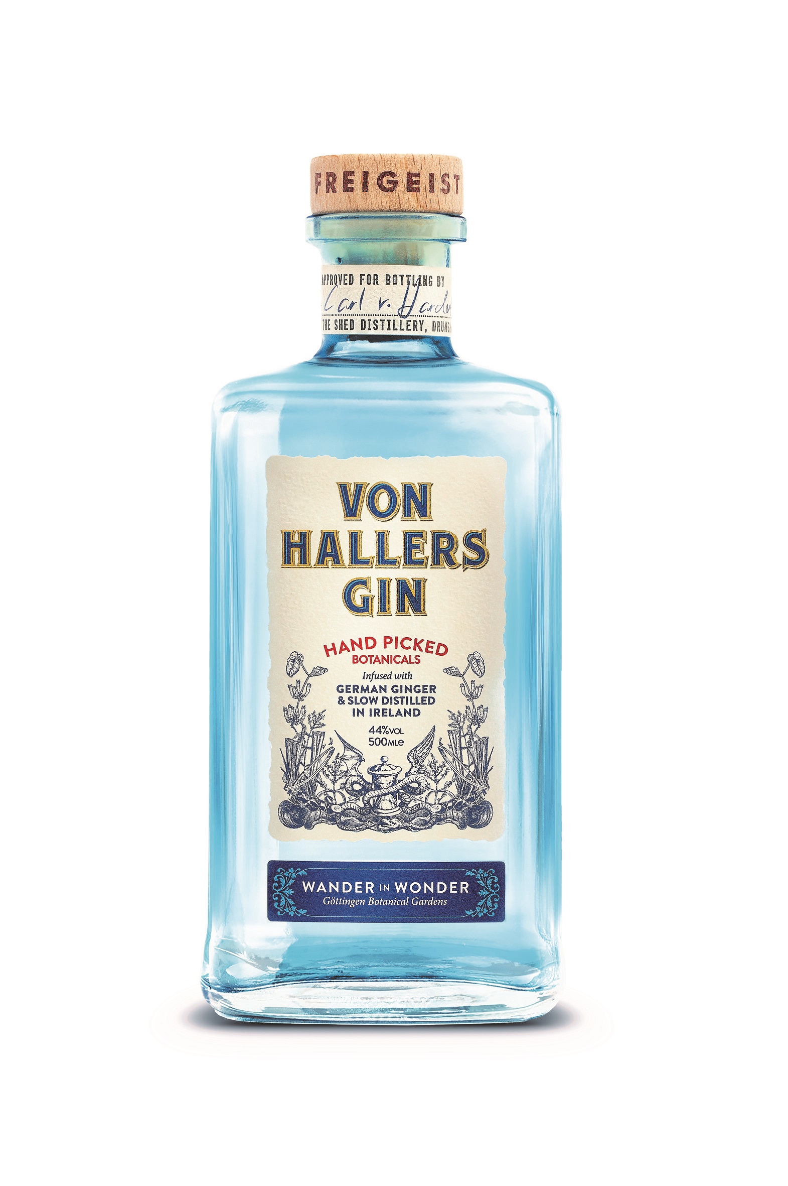 Von Hallers Gin 0,5l 44%vol.