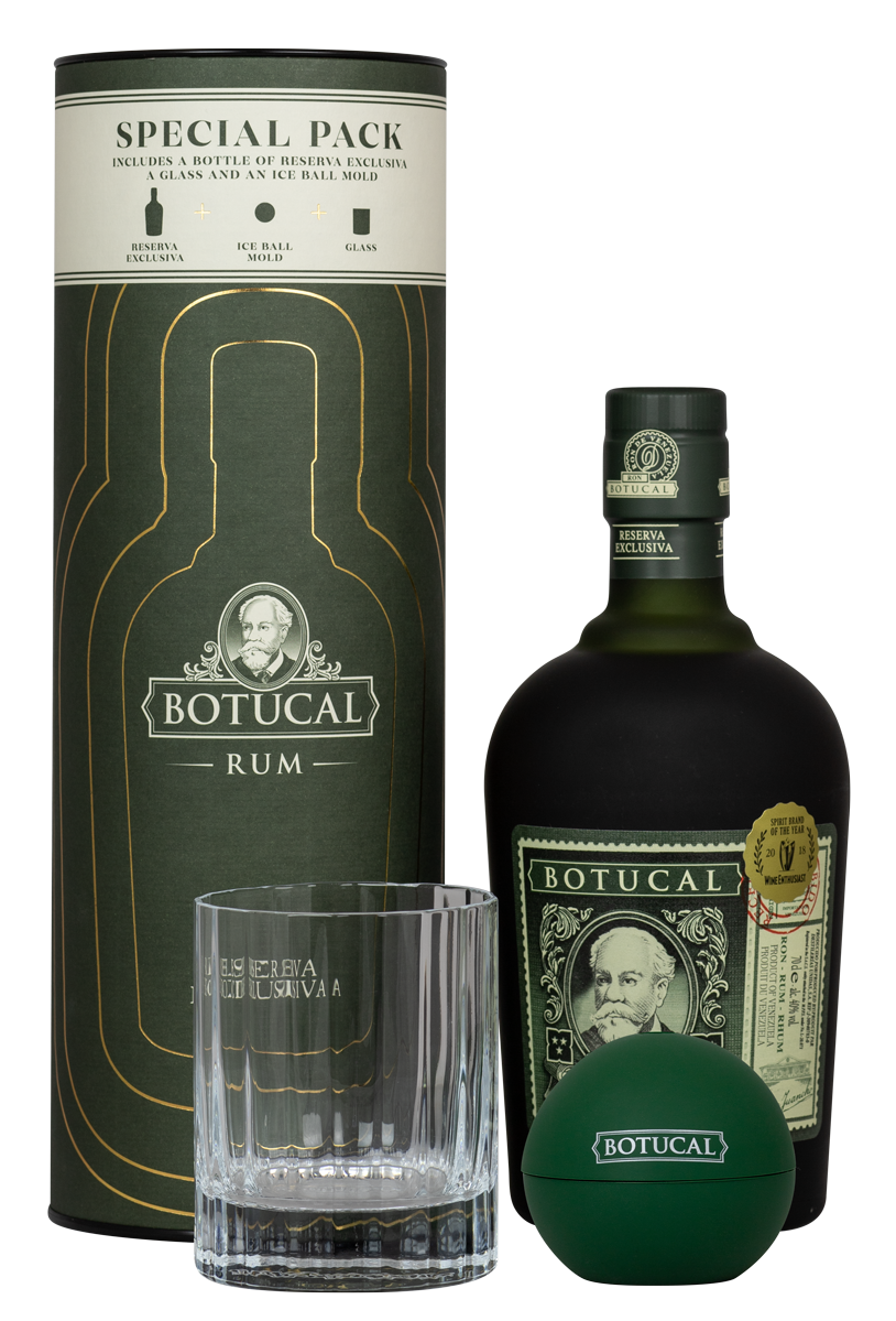 Botucal - Reserva Exclusiva Rum + Tumbler + Eiswürfelform GP - Special Pack - 0,7l 40%vol.