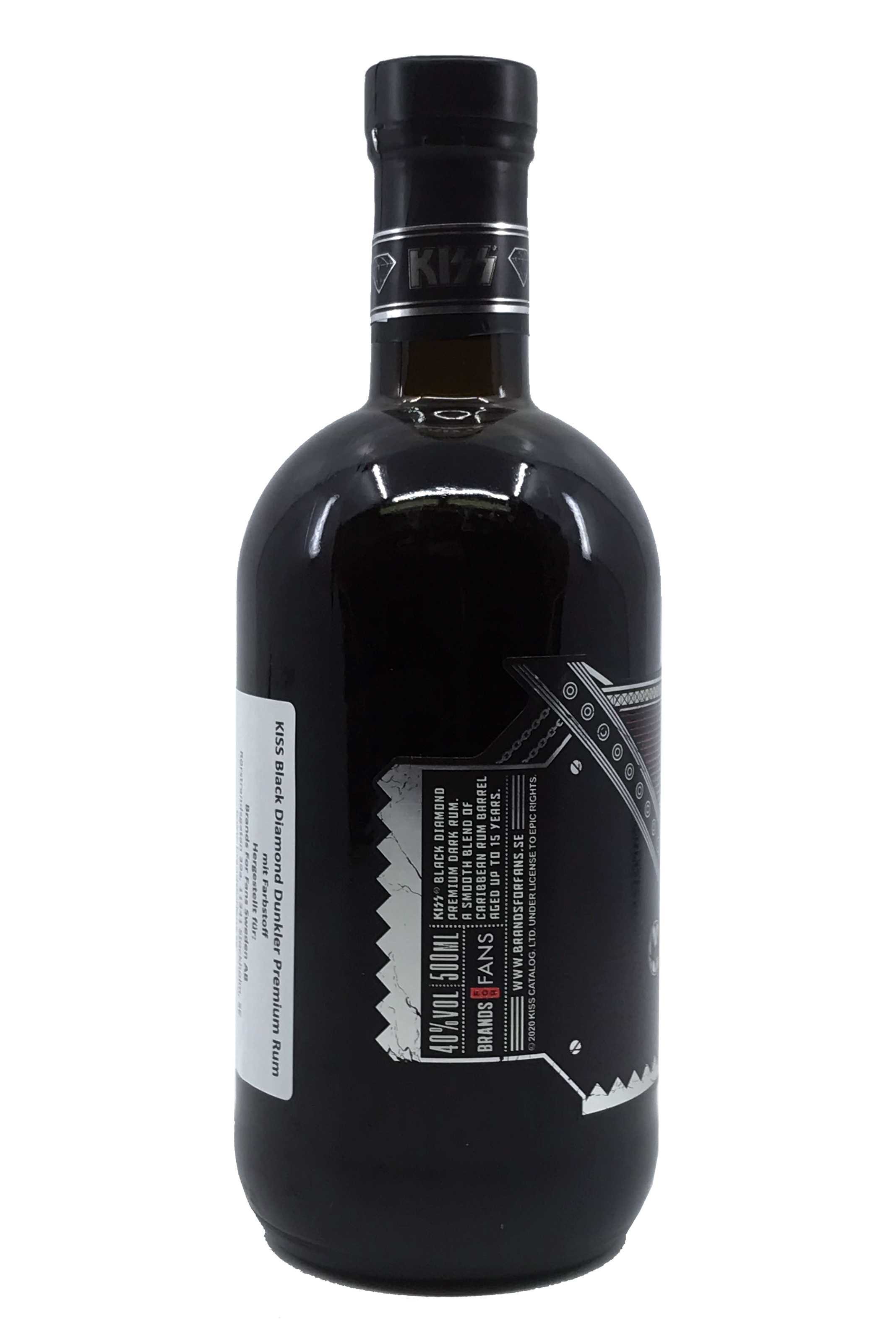 KISS - Black Diamond - Premium Dark Rum 0,5l 40%vol.