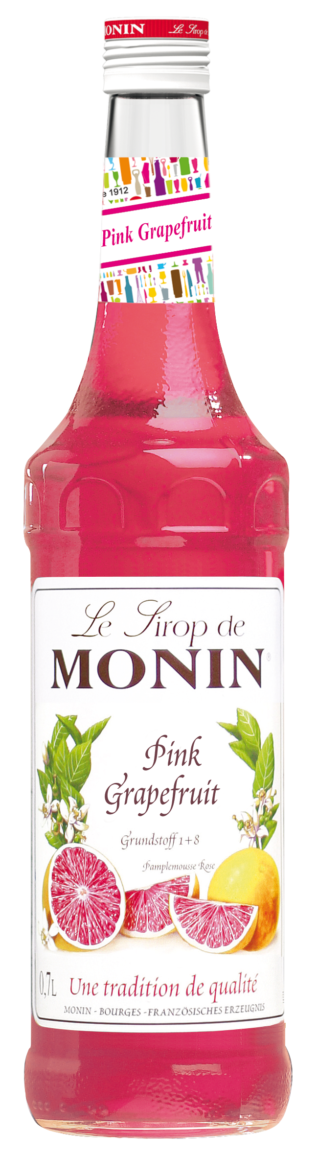 Monin Sirup Pink Grapefruit Frucht-Sirup 0,7l Roter Grapefruit