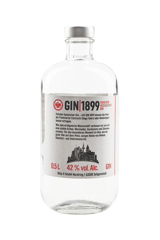 GIN_1899_Freisteller_2022_Back GIN 1899 - Eintracht Frankfurt Gin - 0,5l 42%vol.