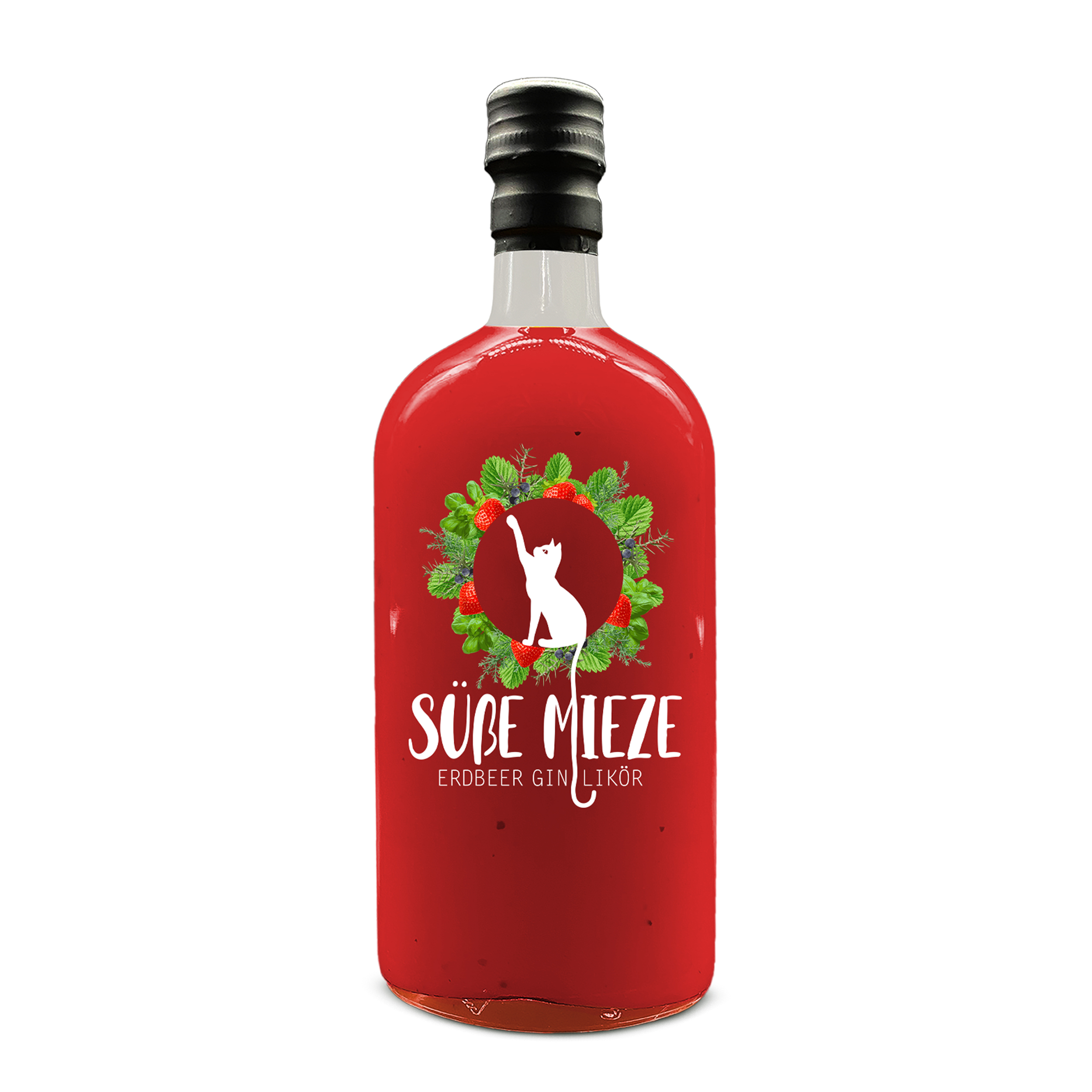 Süße Mieze - Erdbeer Gin Likör 0,5l 15%vol.