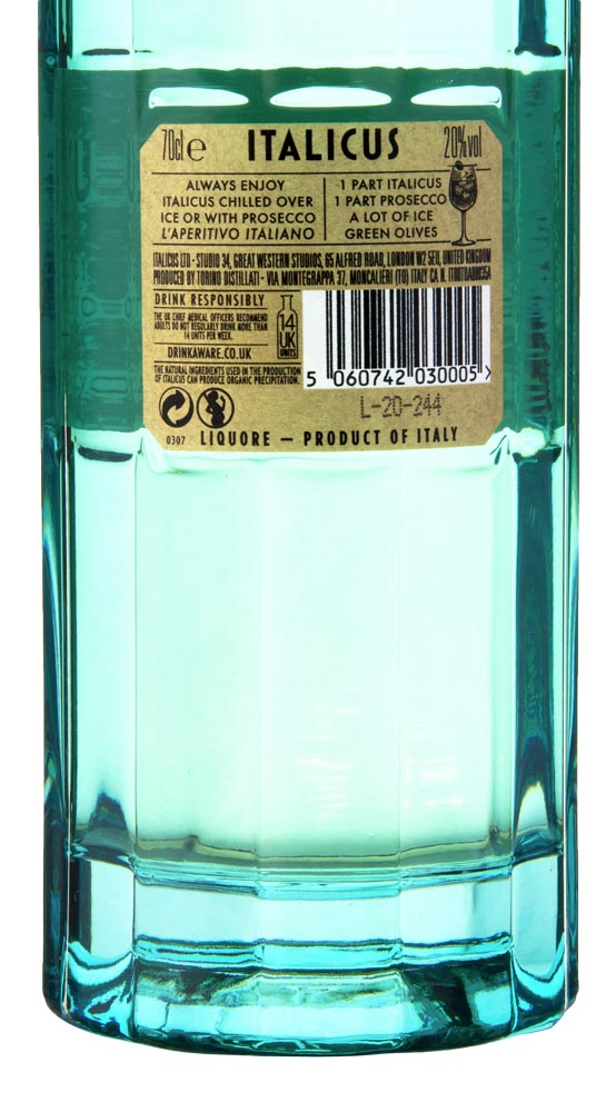 Italicus ~ Rosolio di Bergamotto ~ Liqueur 0,7l 20%vol.