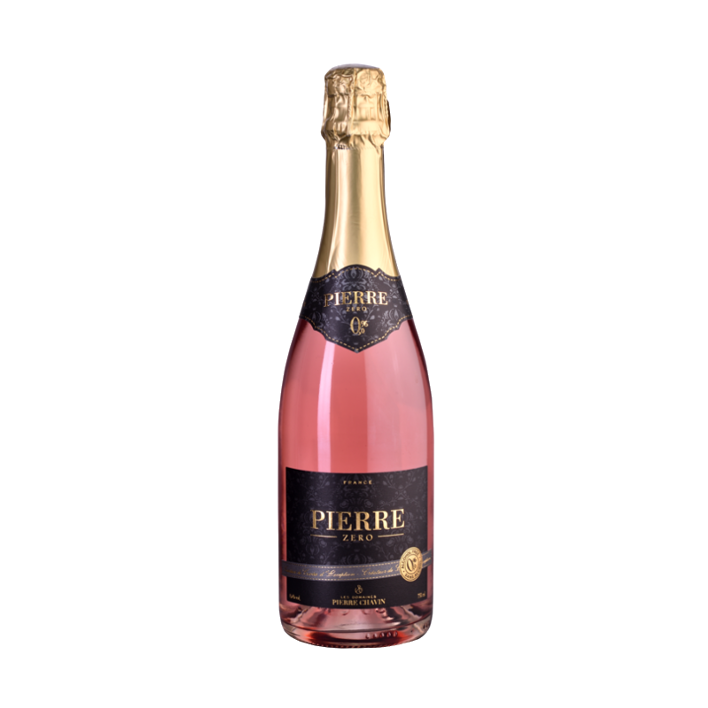 Pierre Zero 0% - alkoholfreier Sekt/Schaumwein -Mousseux Rosé 0,75l