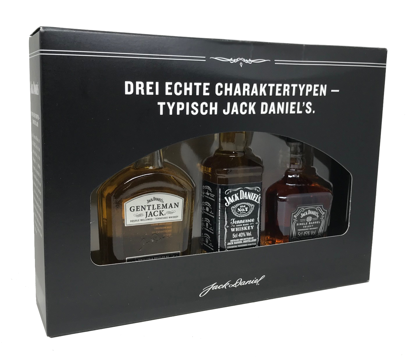 Jack Daniel's Verkostungsset - Geschenkeset - 3x0,05l 45%vol.