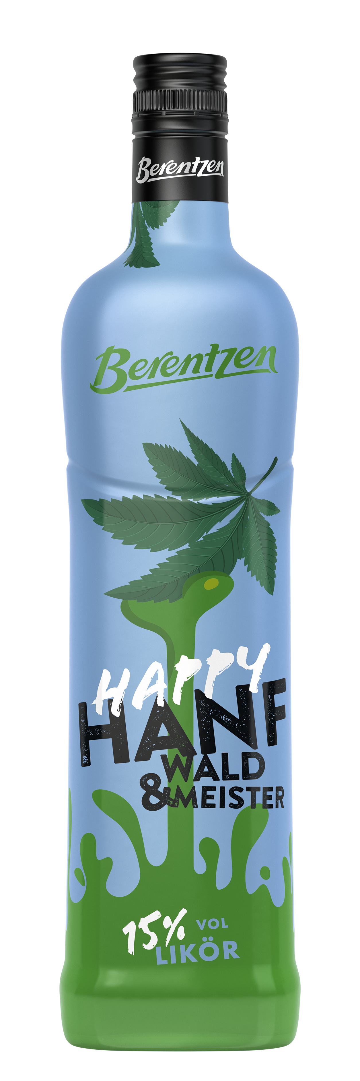 Berentzen - Happy Hanf und Waldmeister - Likör 0,7l 15%vol.