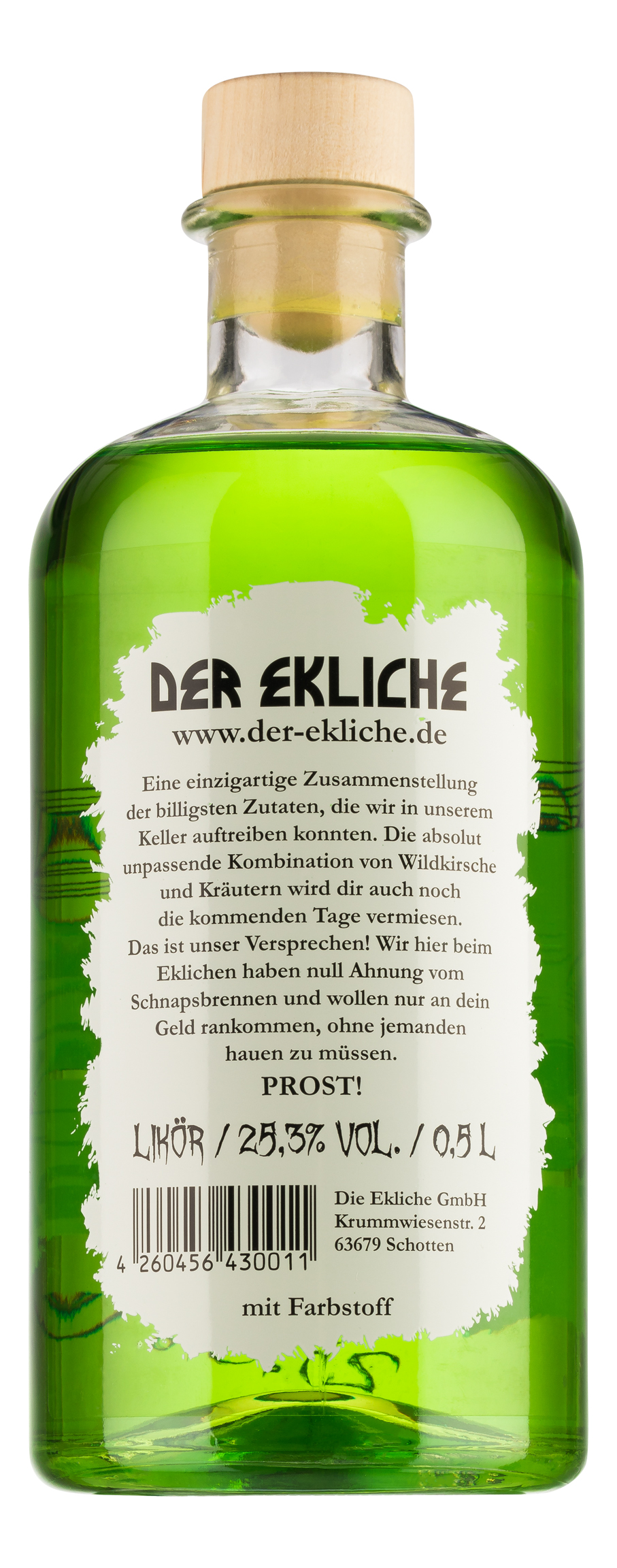 Der Ekliche Wildkirsch Kräuterlikör 0,5l 25,3%vol.