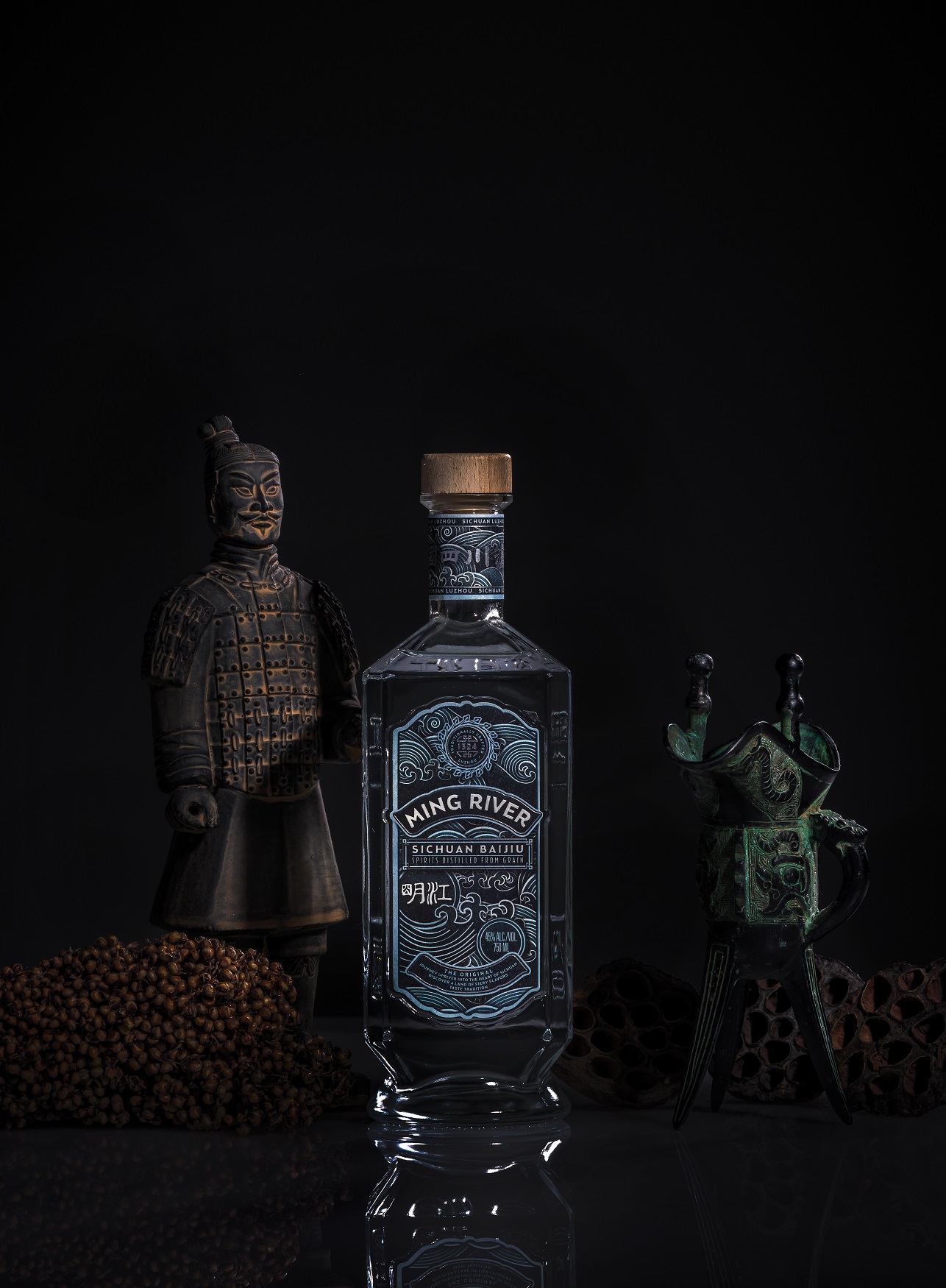 Ming River - Sichuan Baiju Grain Spirit - 0,7l 45%vol.