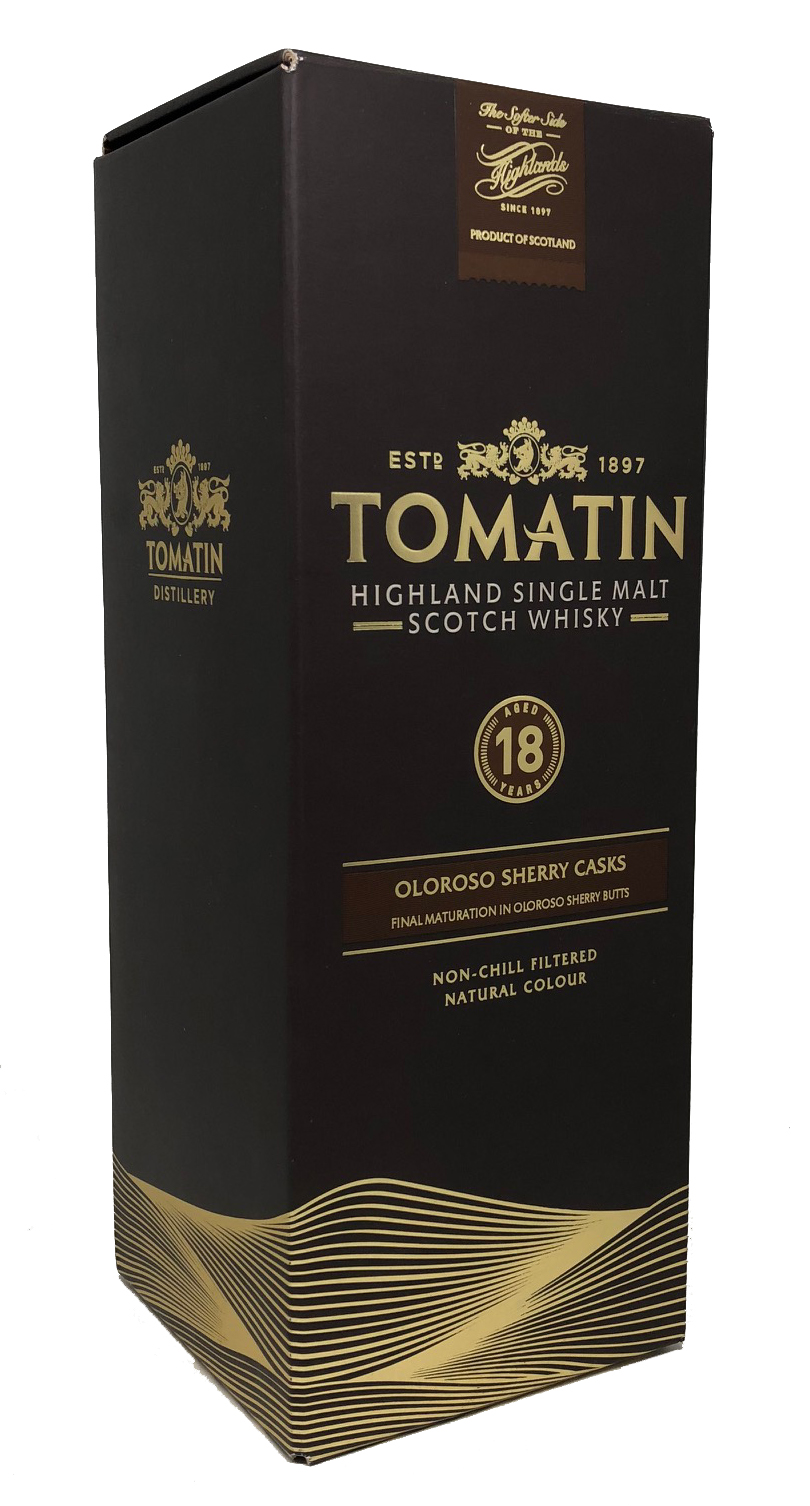 Tomatin Distillery Highland Single Malt Scotch Whisky 18 Years 46%vol. 0,7l