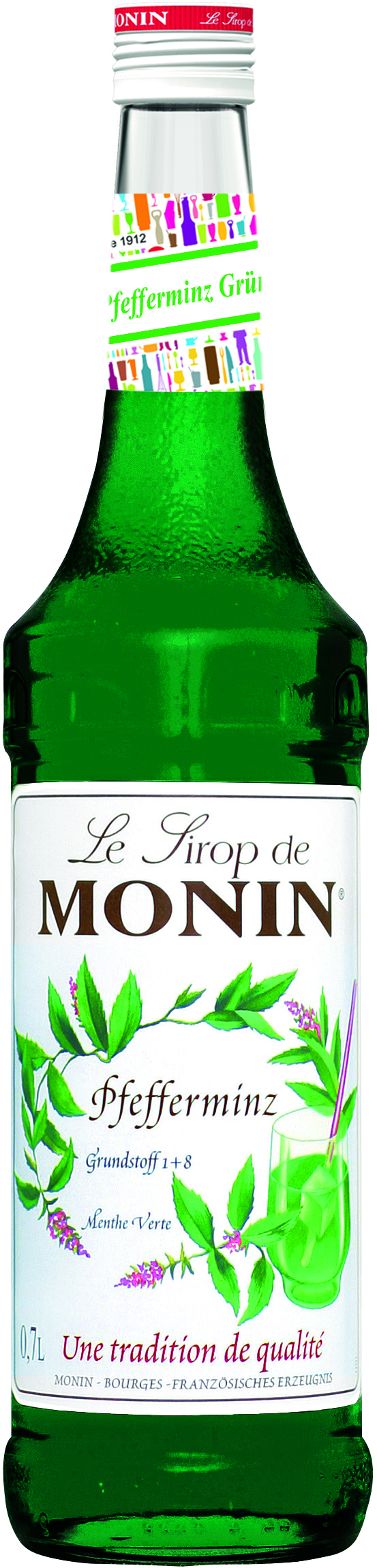 Monin Pfefferminze - Sirup 0,7l Pfefferminzsirup