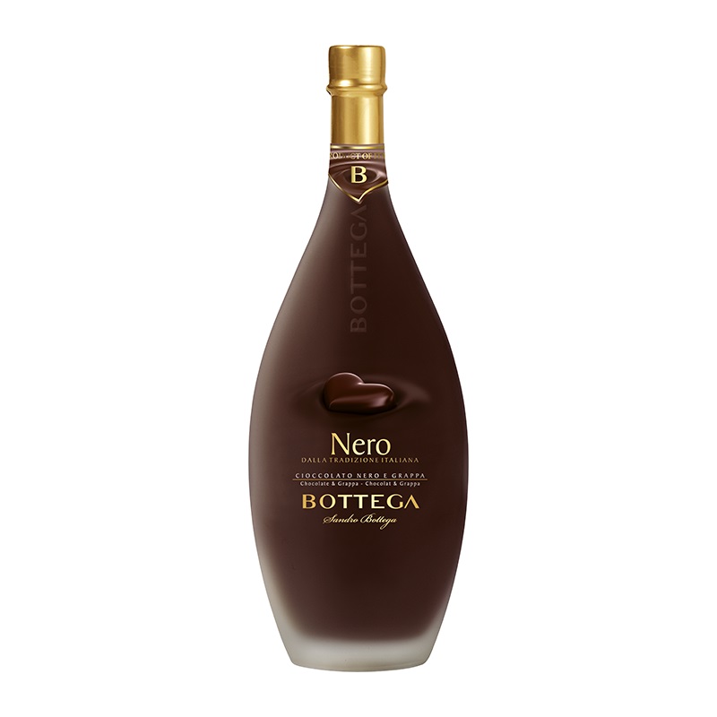 Bottega - Nero - dunkle Schokoladen Likör 0,5l 15%vol.