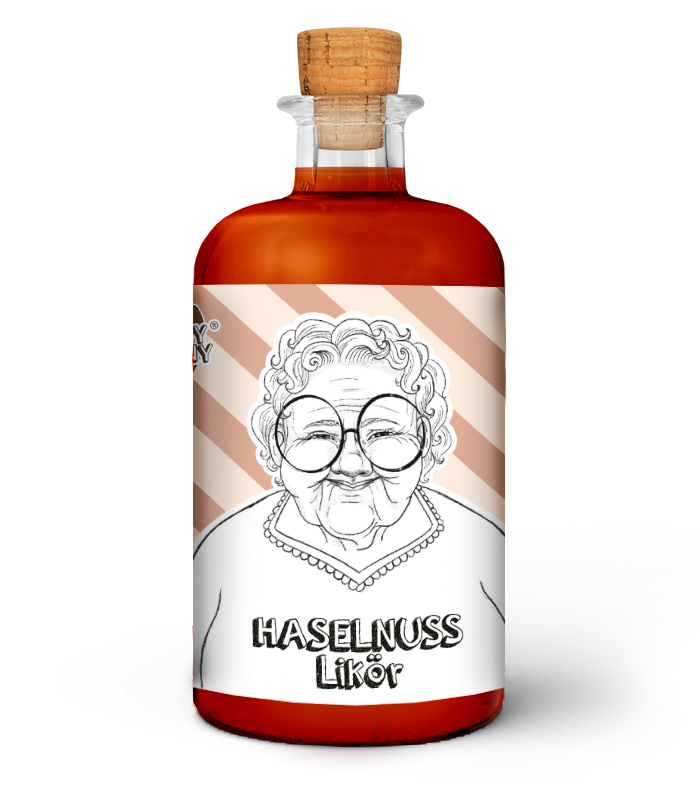 Crazy Granny Haselnusslikör 0,5l 20%vol.