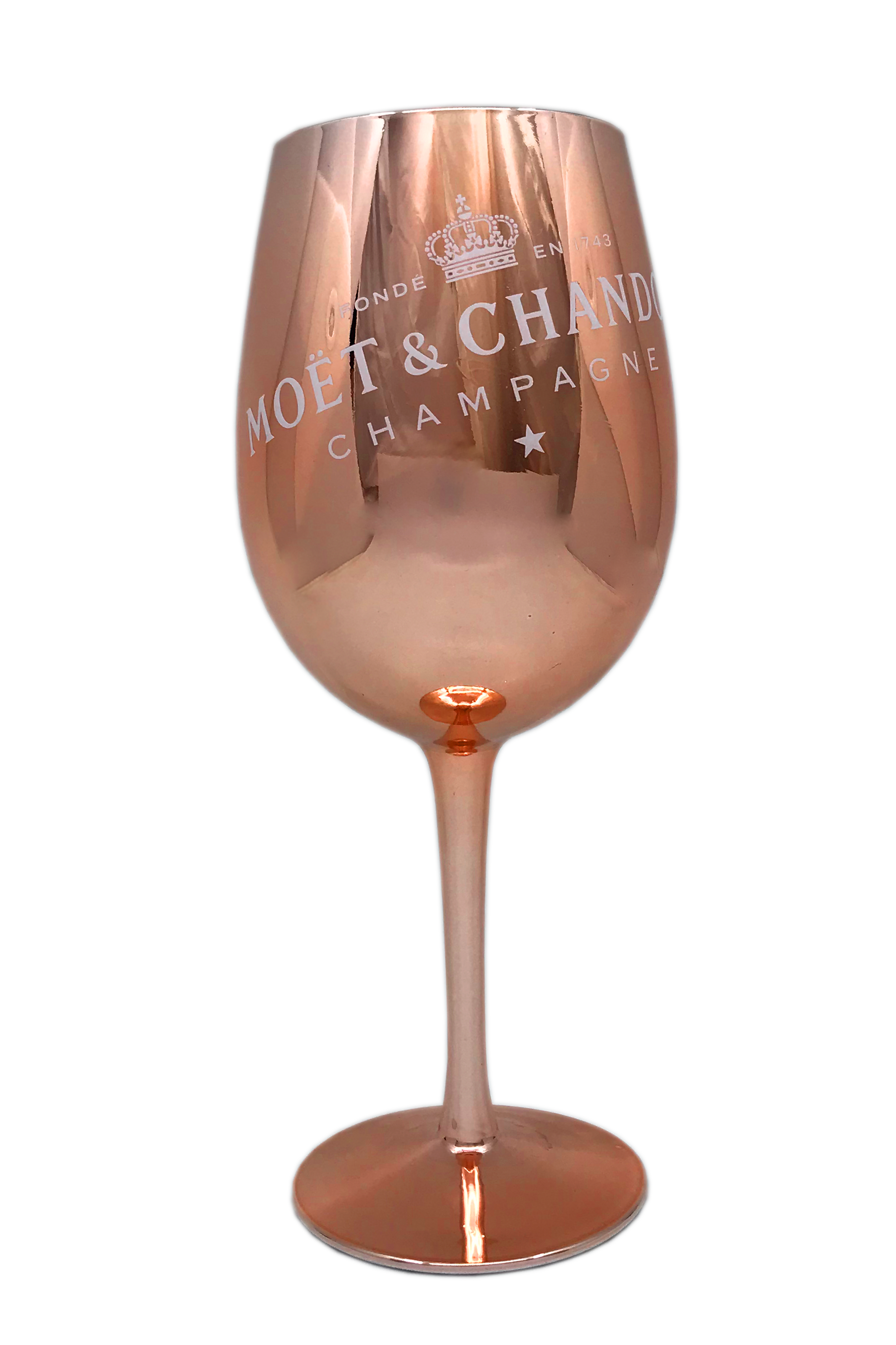 Moët & Chandon Champagnerglas Acrylglas Kupfer - Limited Collectors Edition 0,45l