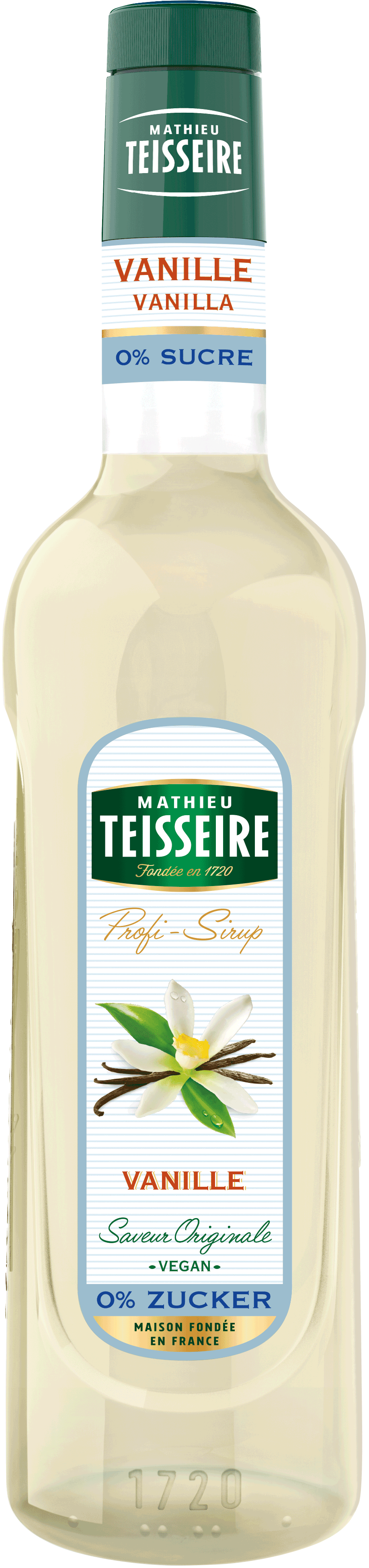 Mathieu Teisseire Sirup Vanille - 0% Zucker- 0,7l