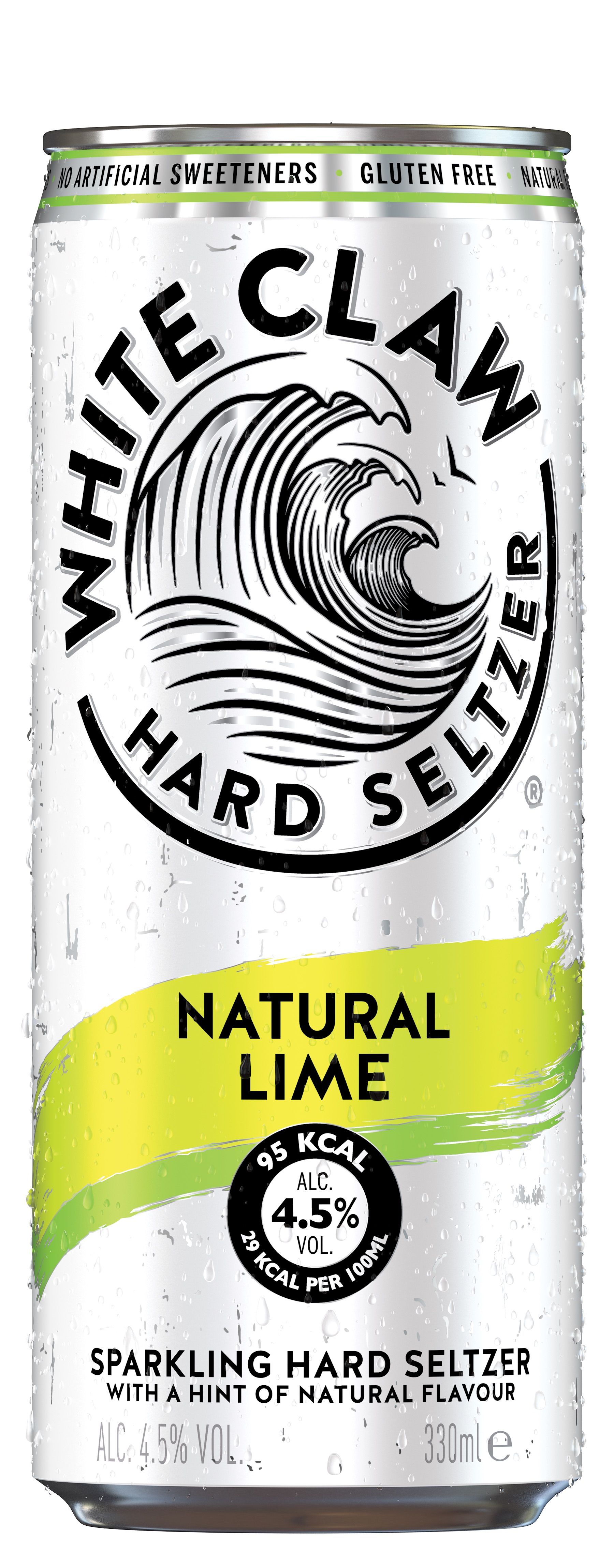 White Claw Hard Seltzer - Natural Lime - 0,33l 4,5%vol. zzgl. 0,25 Euro DPG Pfand