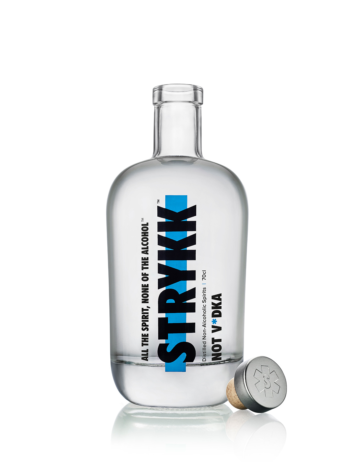 Strykk - Not Vodka - alkoholfreie Spirituose - 0,7l