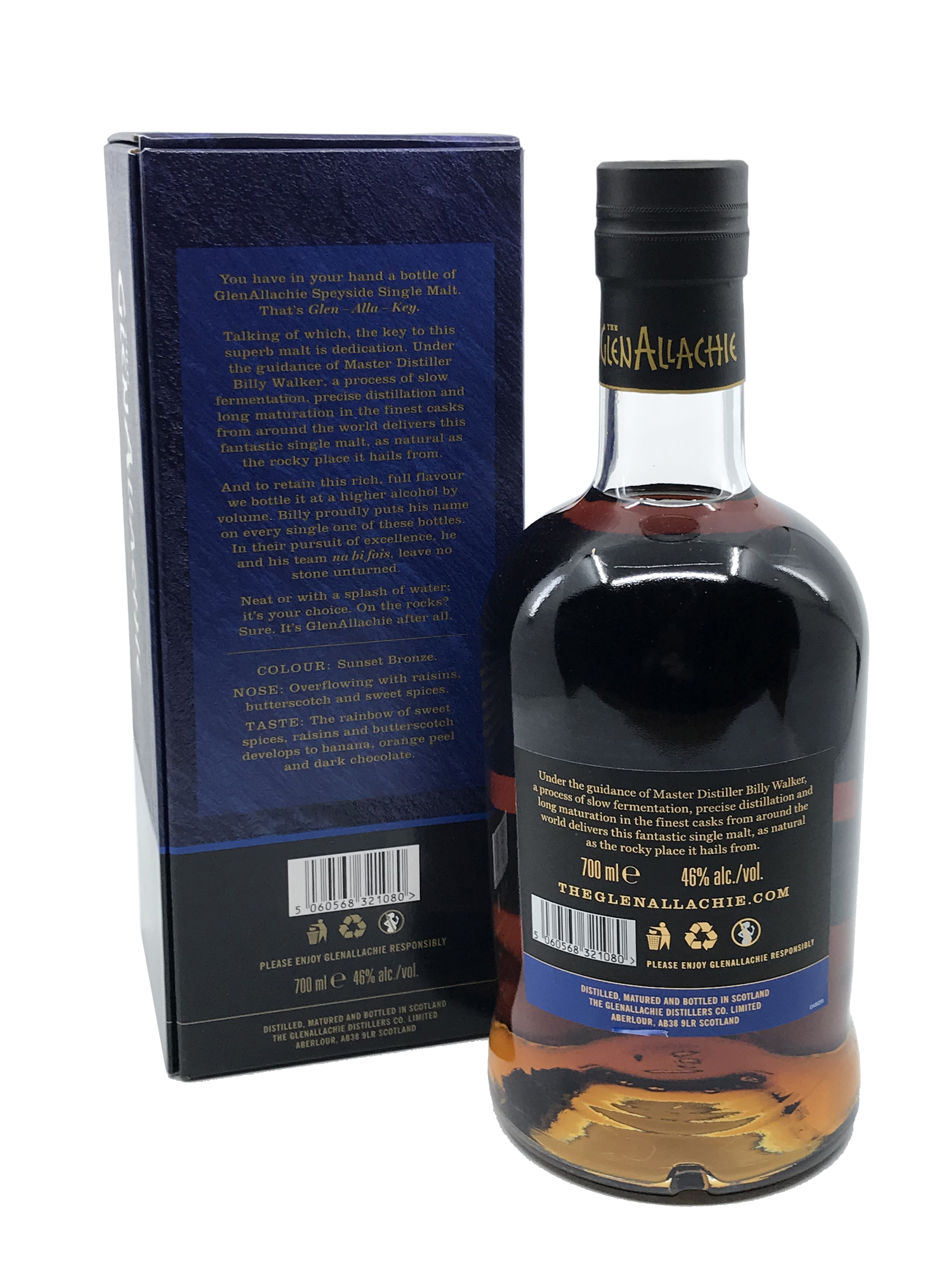The GlenAllachie Scotch Whisky - 15 Years - 0,7l - 46% vol. Alk.
