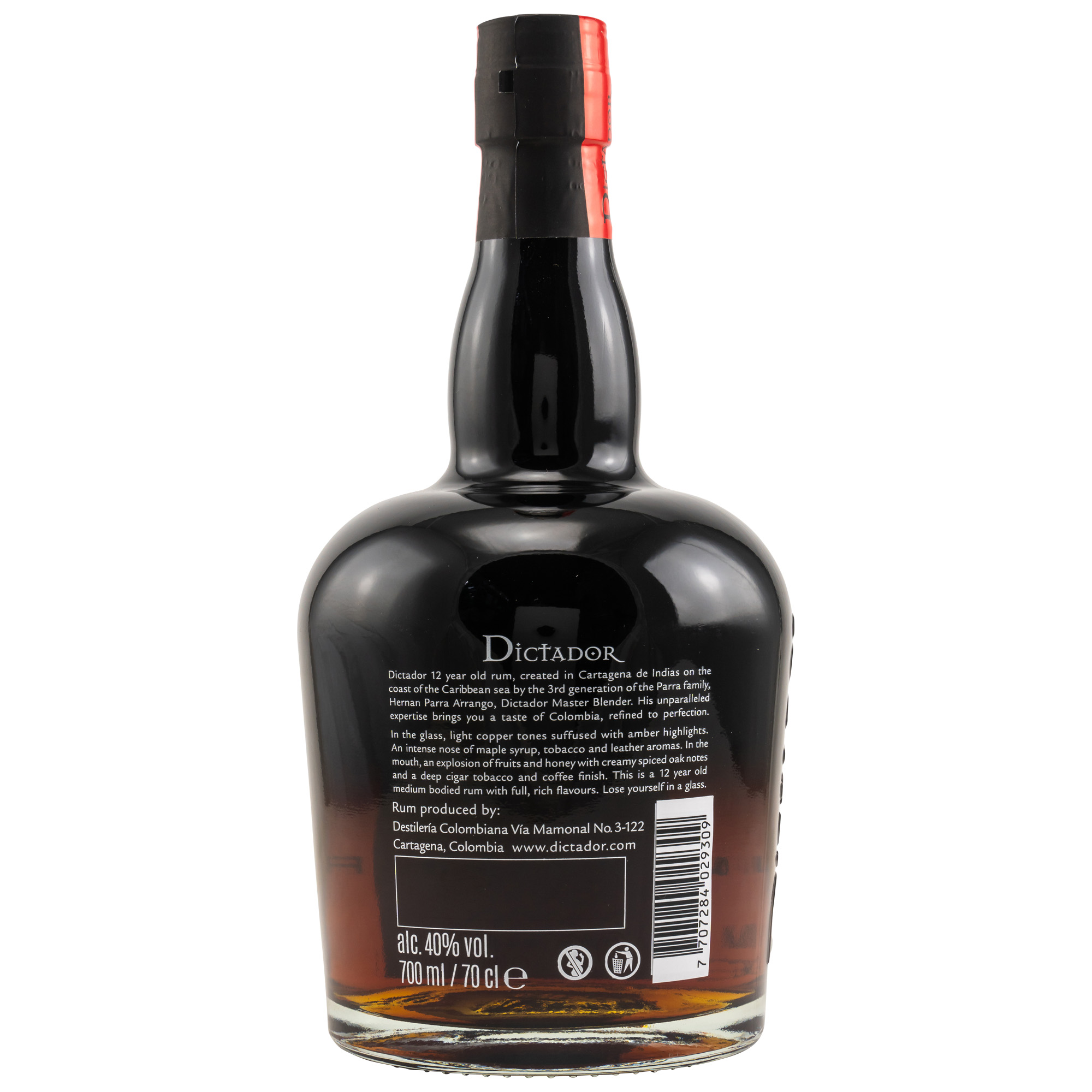 Dictador Icon Reserve Colombian Rum - 12 Years 0,7l 40%vol.
