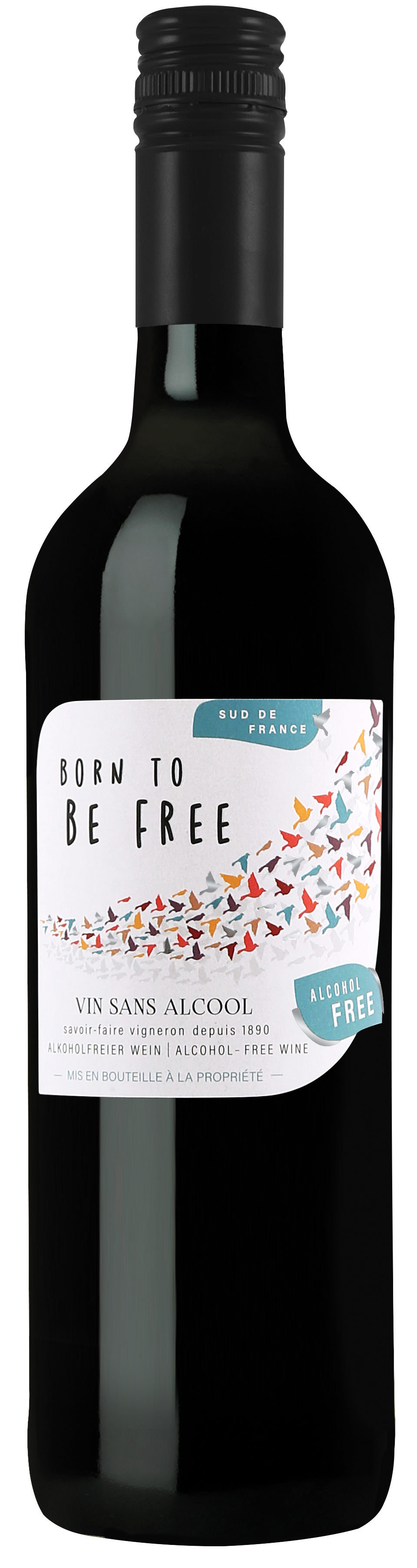 Born to be Free - Merlot Cabernet - Rotwein 0,75l 0,0% alkoholfrei Born to be Free - Merlot Cabernet - Rotwein 0,75l 0,0% alkoholfrei