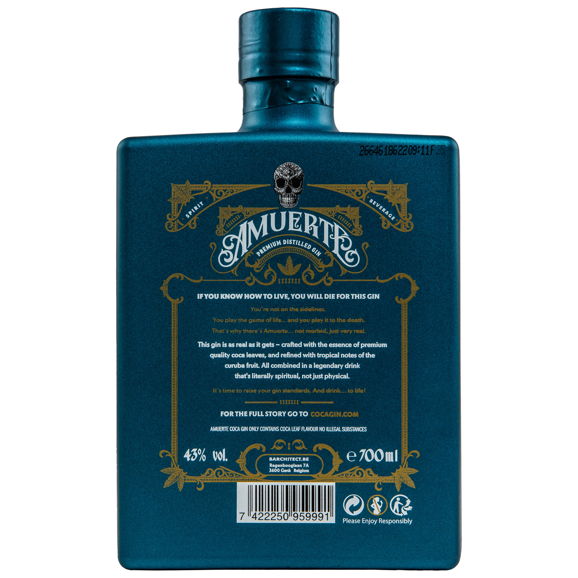 Amuerte Coca Leaf Gin Green Edition 0,7l 43%vol.