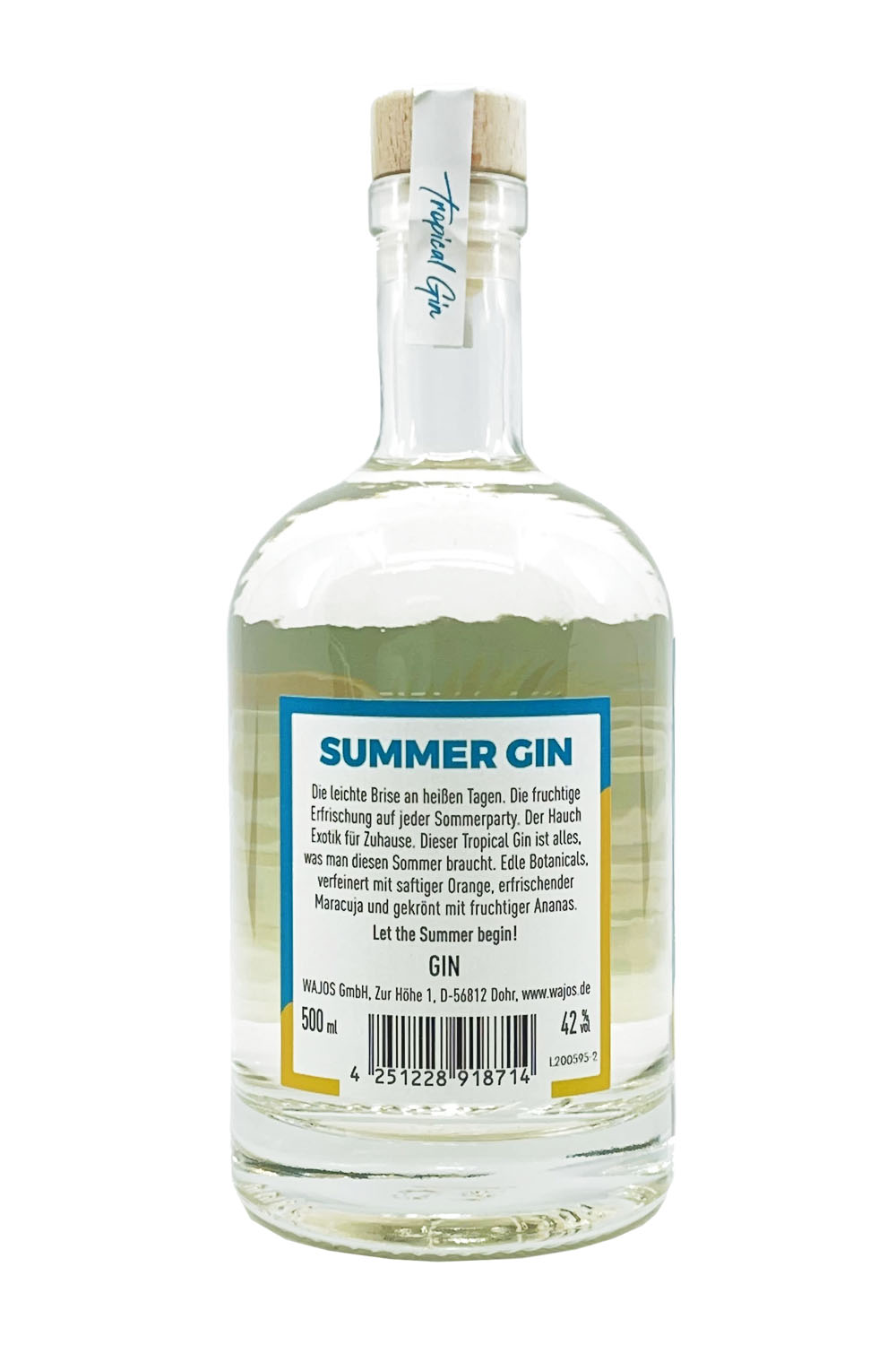 Wajos ~ Summer Gin ~ 0,5l 42%vol.