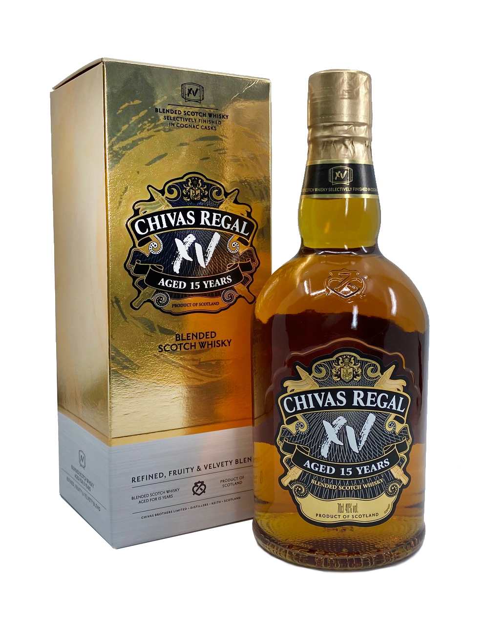 Chivas Regal XV - Aged 15 Years - Blended Scotch Whisky - 0,7l 40%vol.