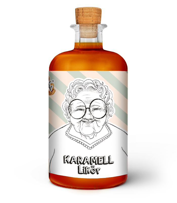 Crazy Granny Karamelllikör 0,5l 20%vol.